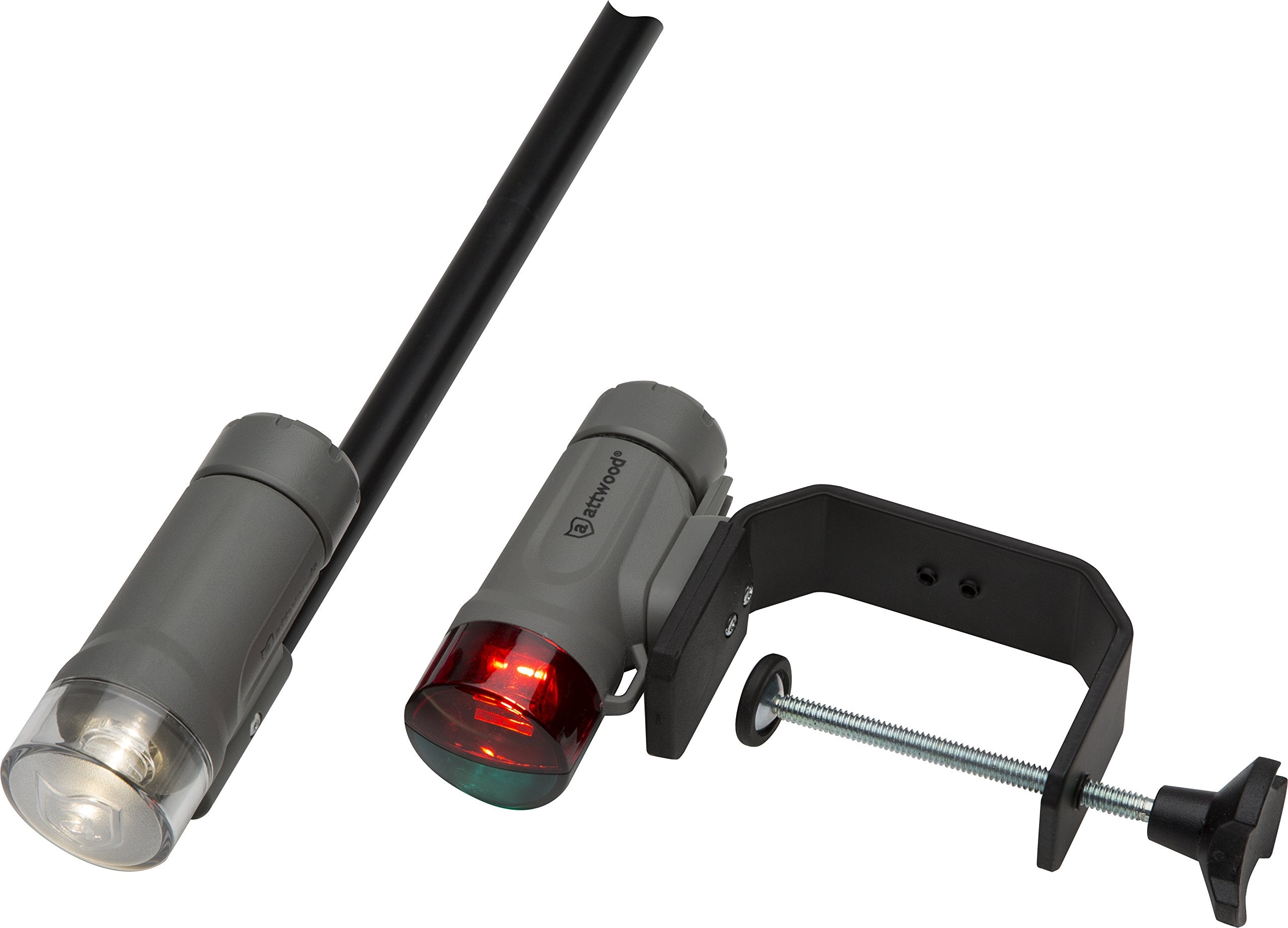 attwood battery compartment open showing easy AAA replacement for long trips