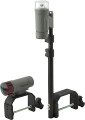 attwood clamp mount detail showing secure attachment and quick release