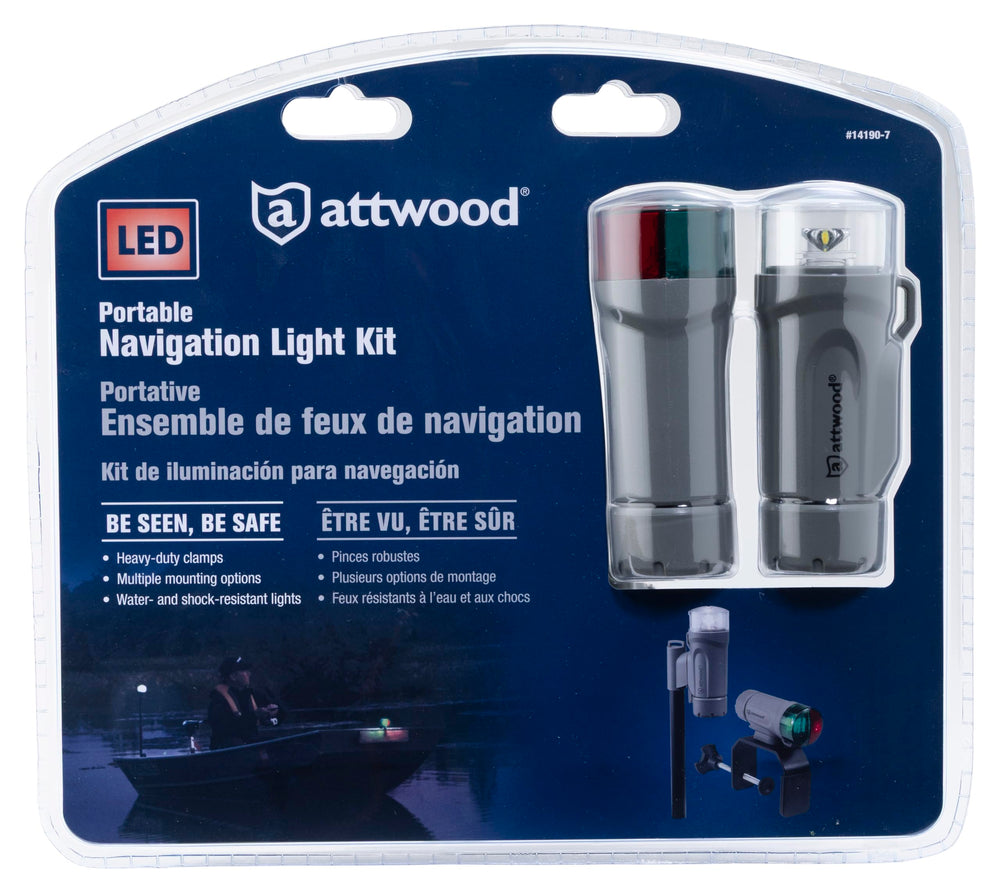 attwood nighttime lifestyle scene showing bright navigation visibility on water