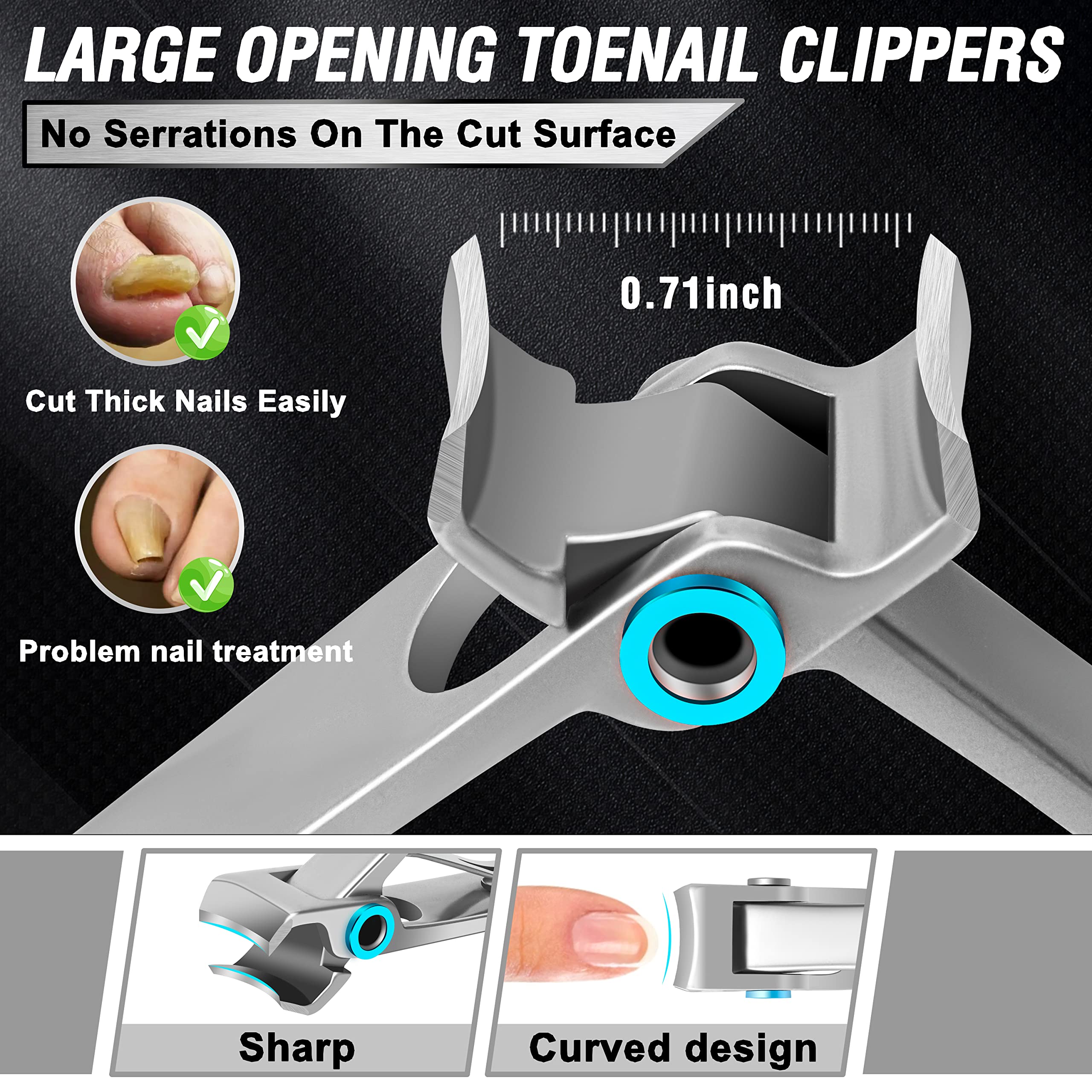 Aucurwen long-handle clipper in hand providing improved reach and control