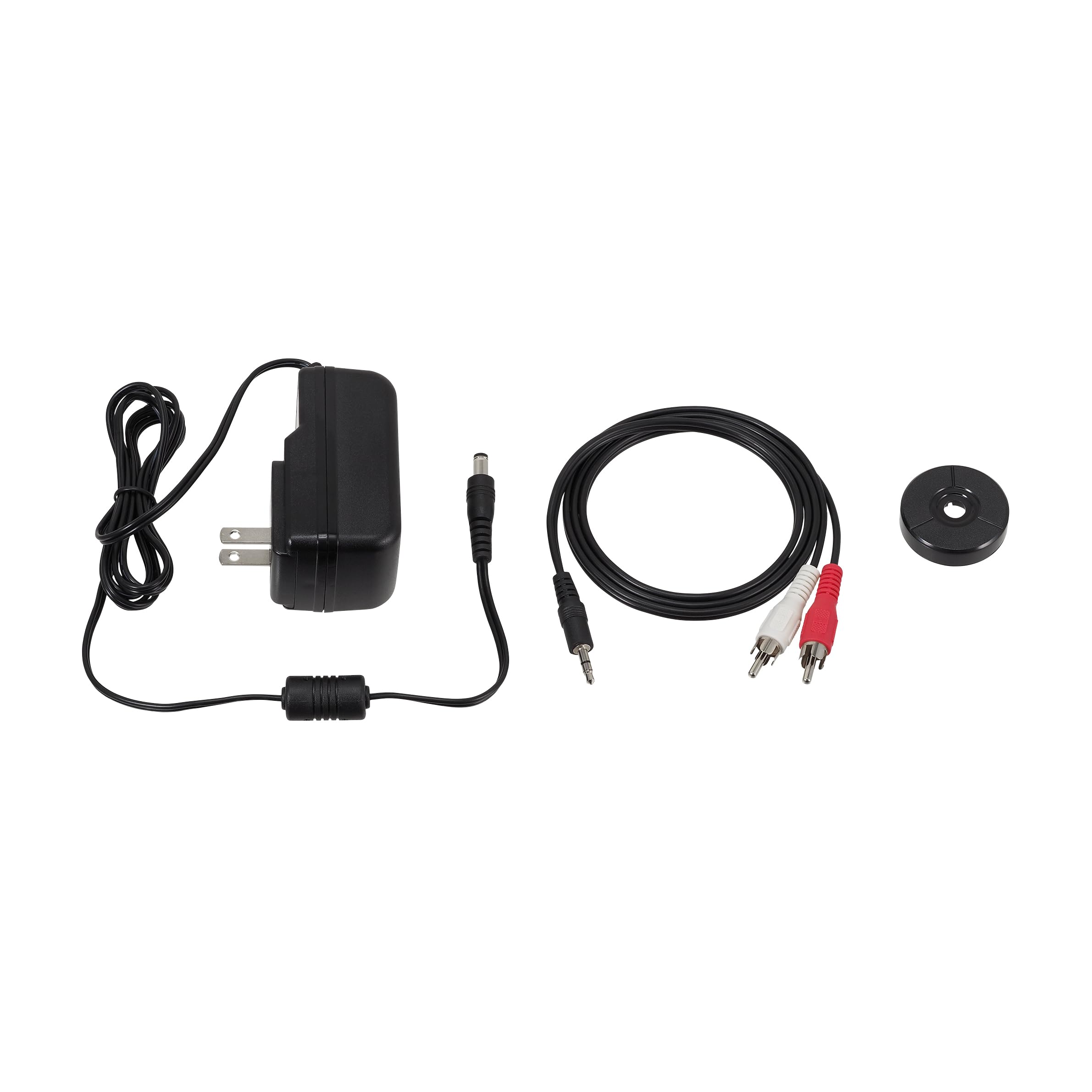 Audio-Technica paired with Bluetooth speaker demonstrating wireless playback convenience