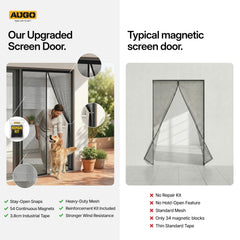 AUGO mesh texture closeup showing breathable airflow and durability