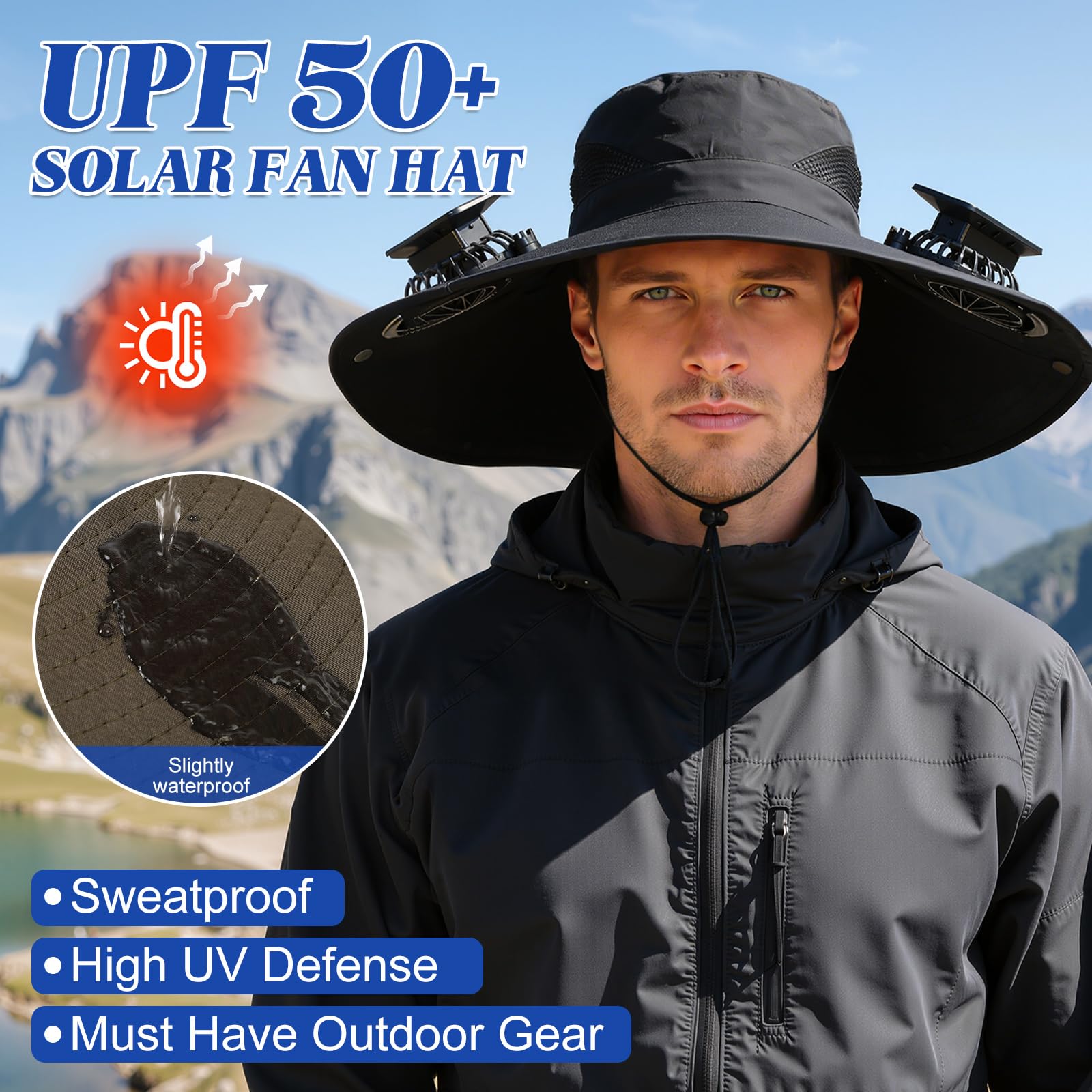 AUJ removable fan blade detail for easy cleaning and safe maintenance