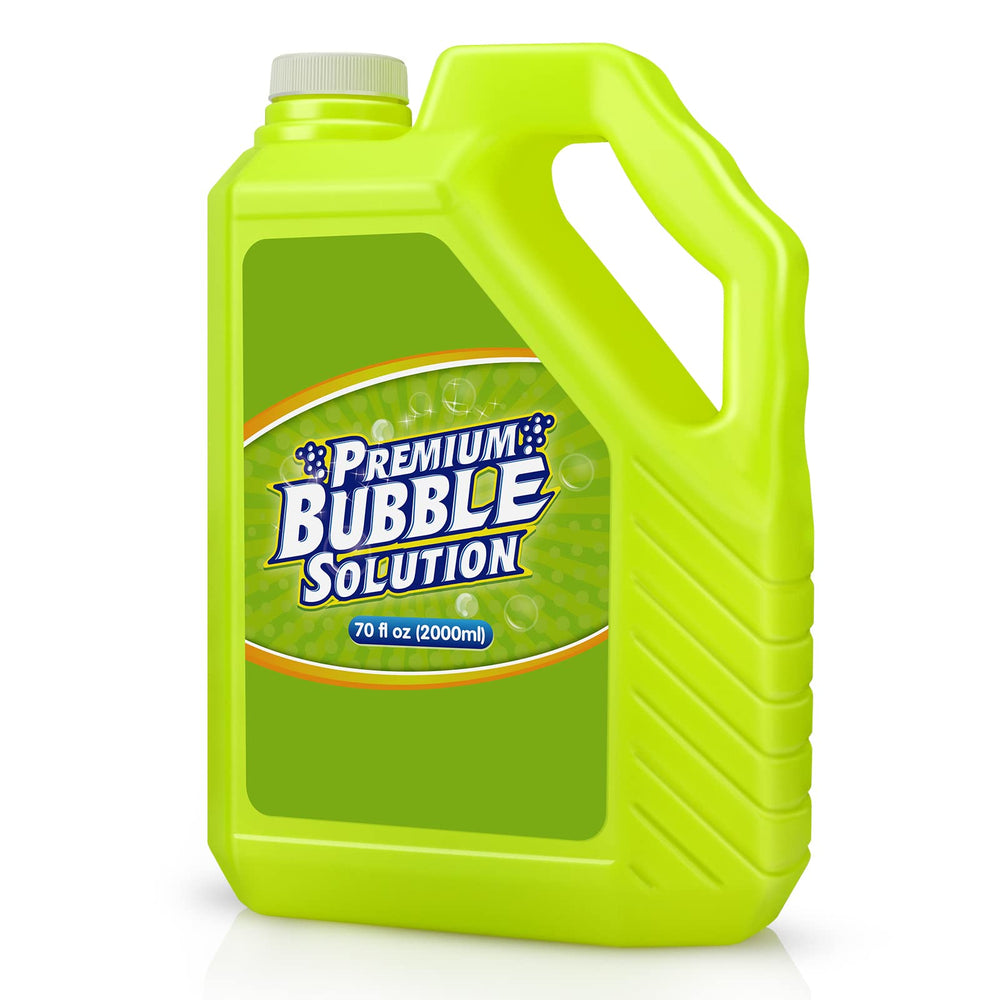 Aujazyble front view bottle showing 70 oz capacity and easy refilling benefit