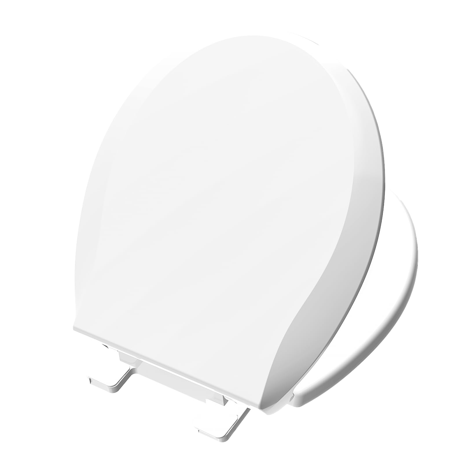 Aünsffer front view on toilet bowl showing clean fit and comfortable shape