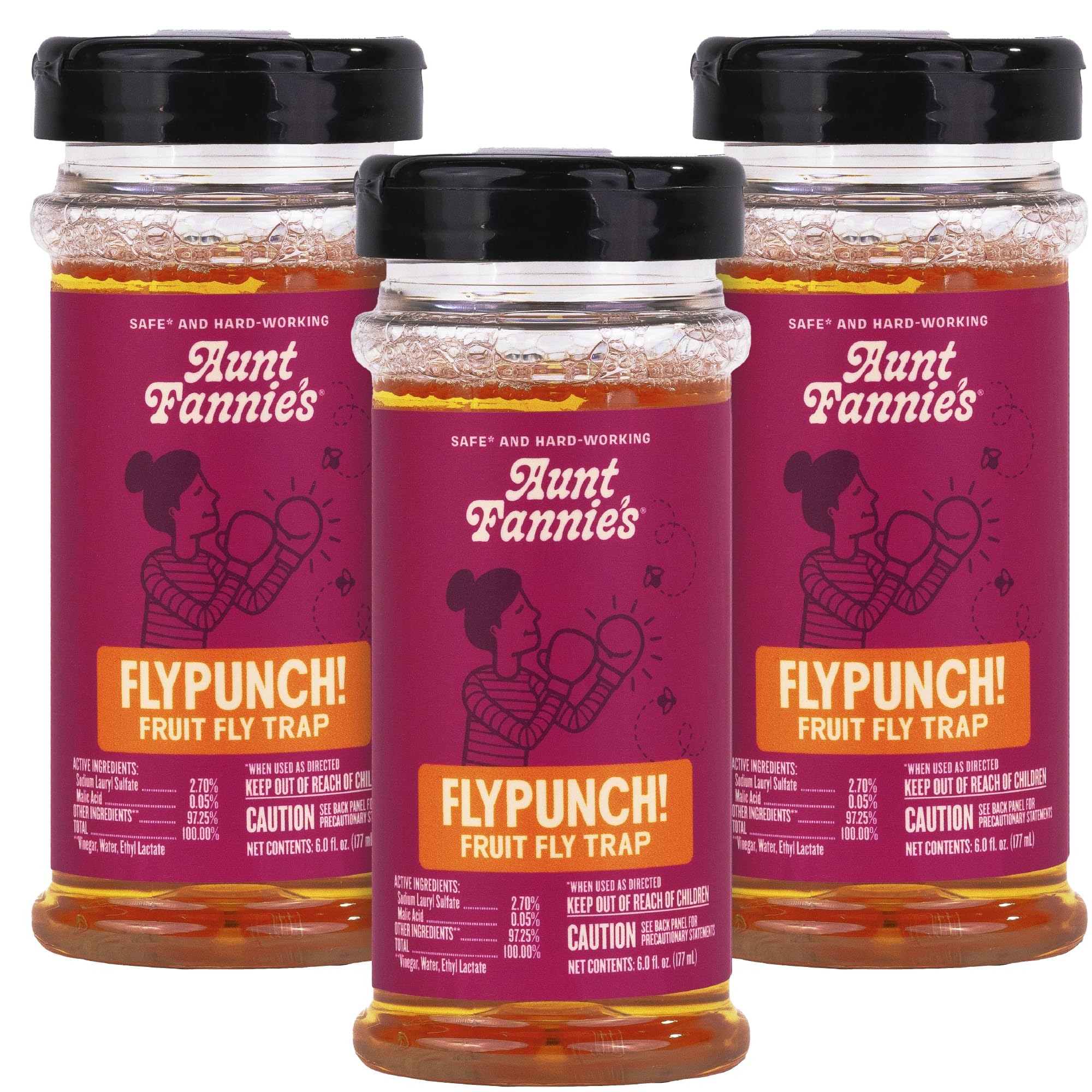 Aunt Fannie's front packaging showing product and benefits