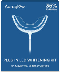 AURAGLOW front packaging showing kit contents and benefits