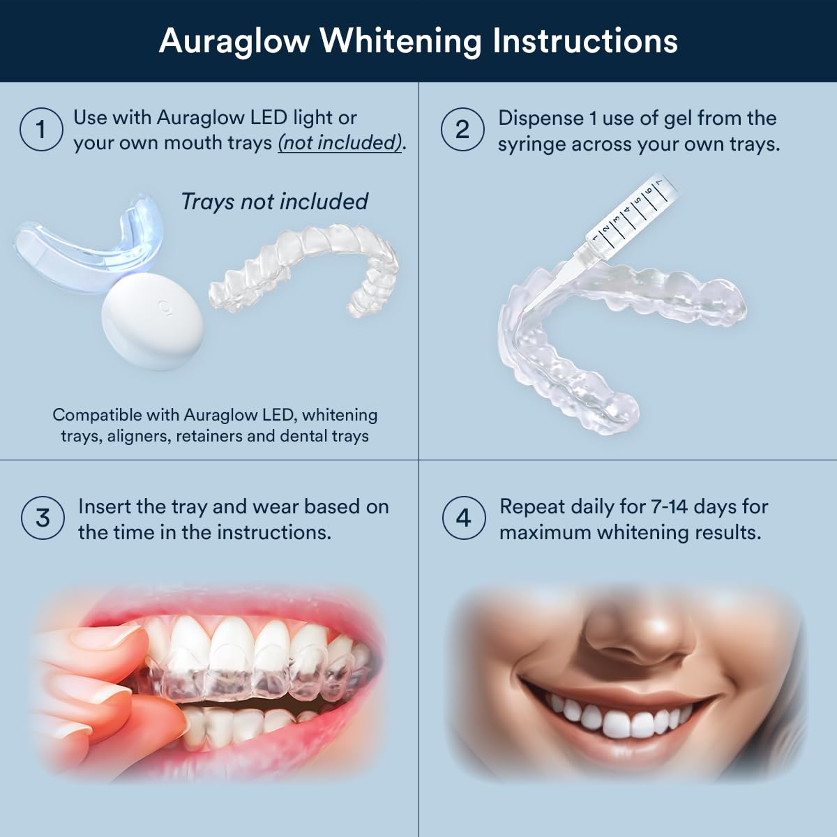 Auraglow gel close-up texture displaying smooth applicator precision
