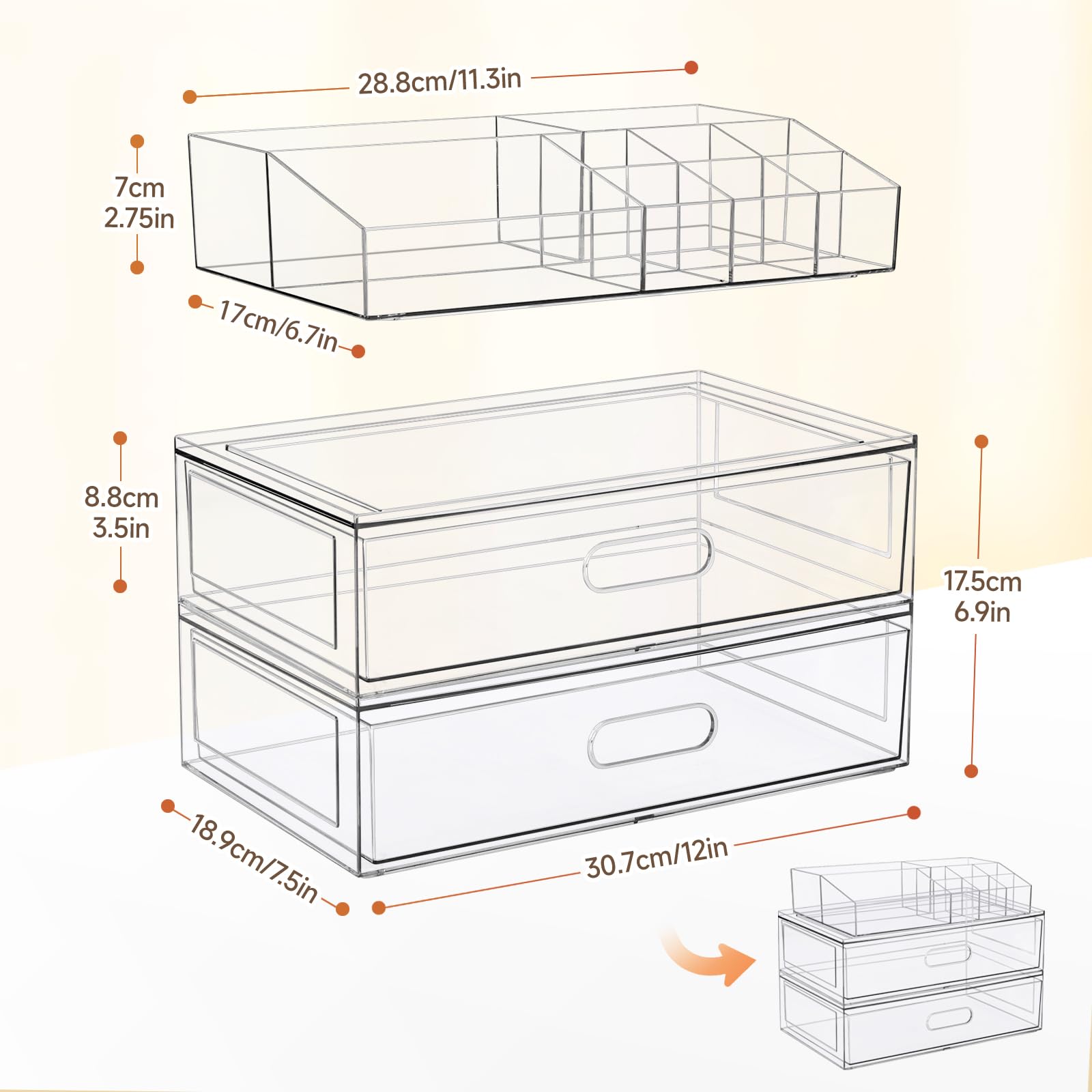 Aurblozen drawer glide closeup highlighting smooth slide rails and stable opening