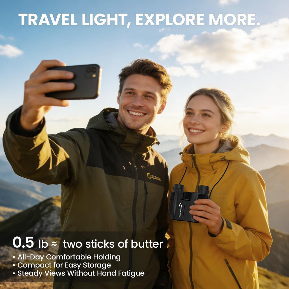 Aurosports used for birdwatching illustrating sharp distant detail