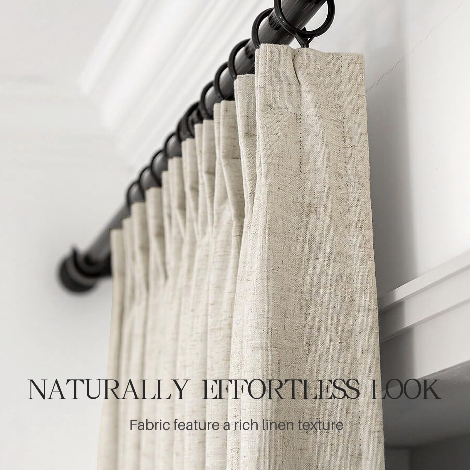 AUSSPVOCT linen-blend fabric texture close-up highlighting durable weave