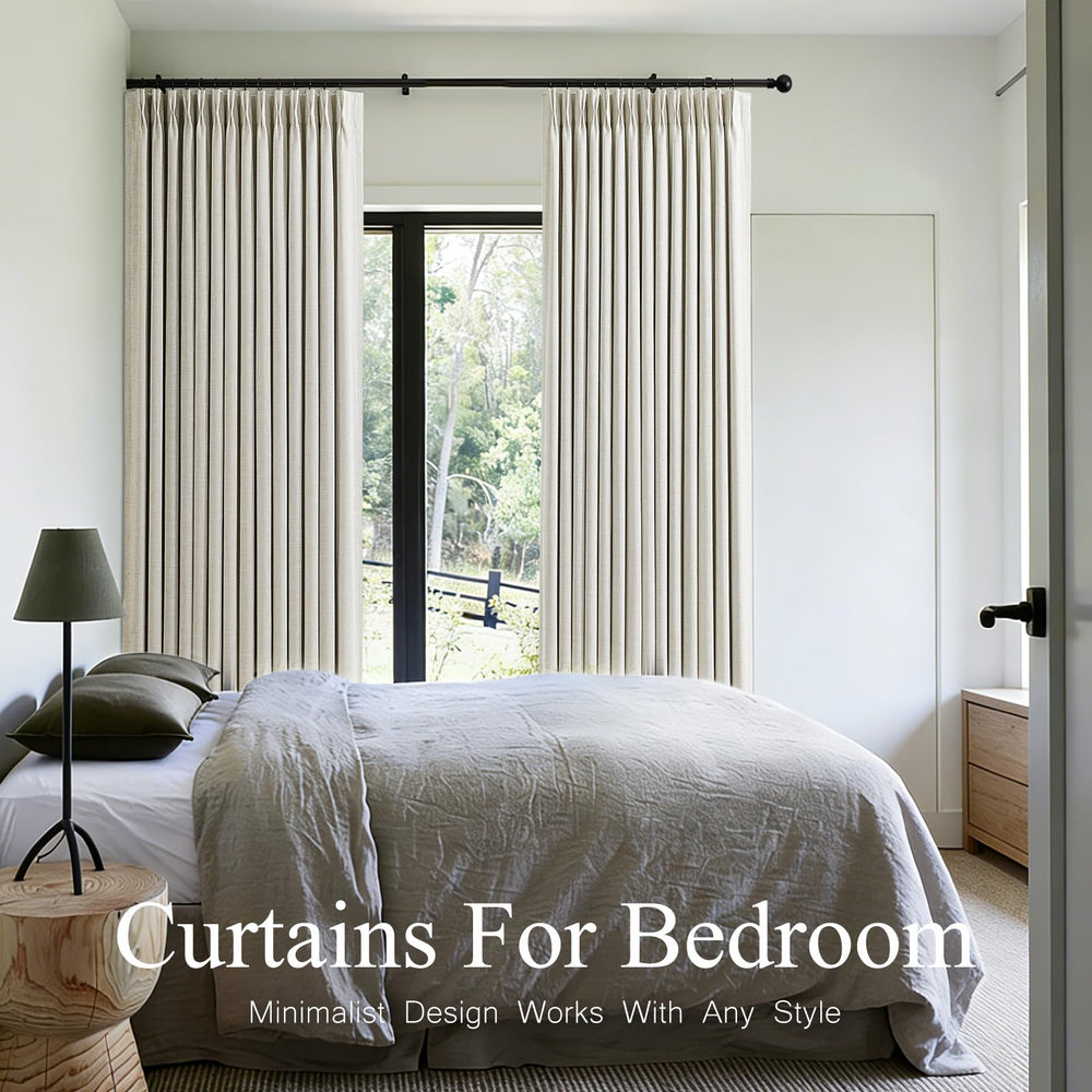AUSSPVOCT curtains in a bedroom setting delivering privacy and refined style