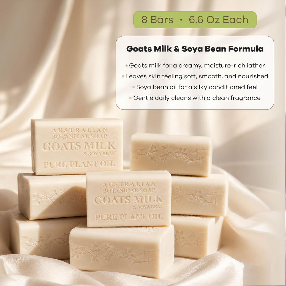 Australian Botanical Soap soya bean oil droplet detail signaling vitamin E hydration benefits