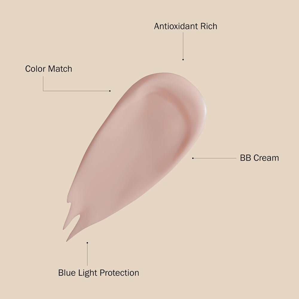 Model applying Australian Gold tinted mineral sunscreen to face demonstrating easy blending benefit
