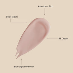 Model applying Australian Gold tinted mineral sunscreen to face demonstrating easy blending benefit