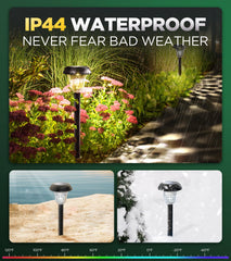 AUVERI LIFE lights installed along pathway at night enhancing safety