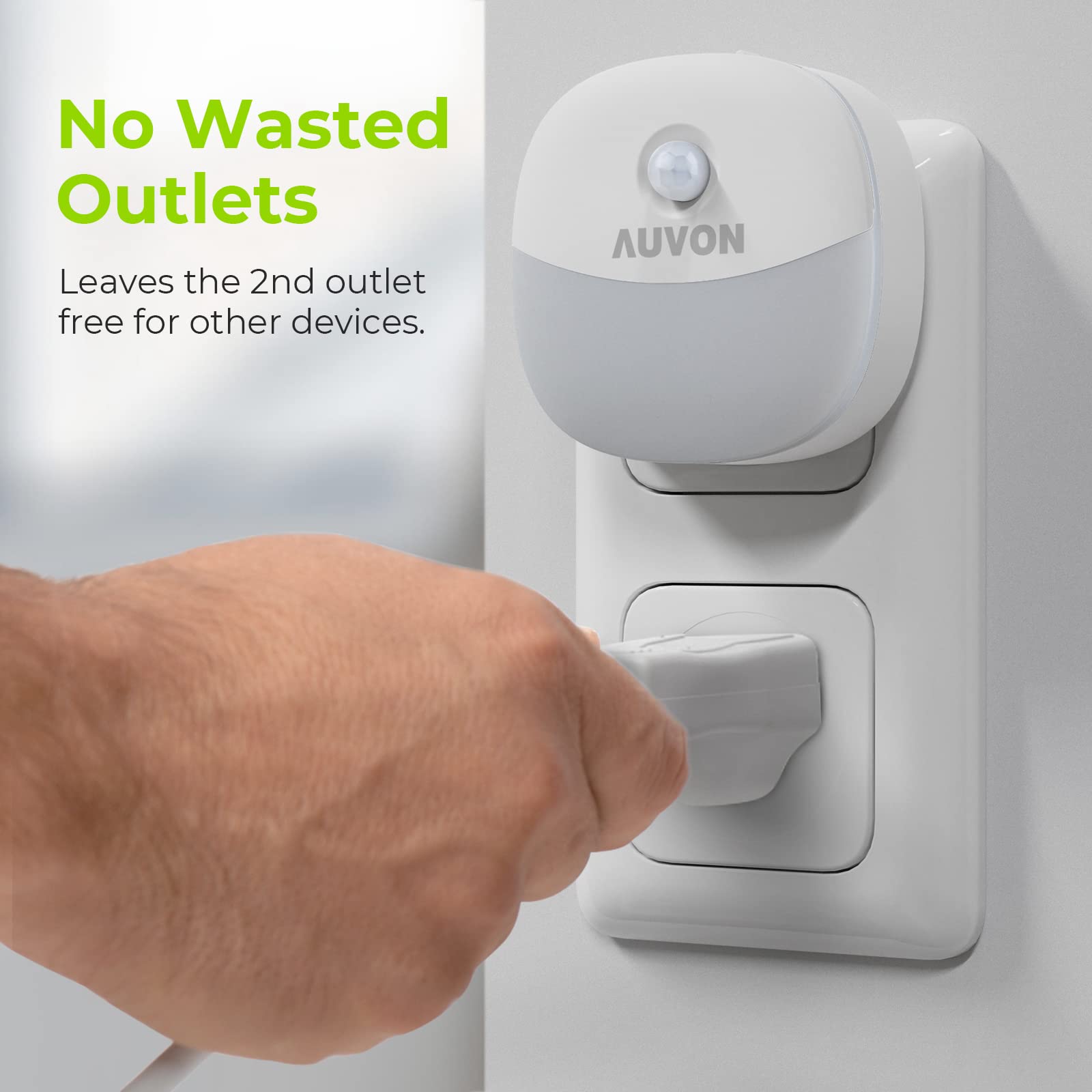 AUVON four-pack packaging conveying value and ready placement around the home