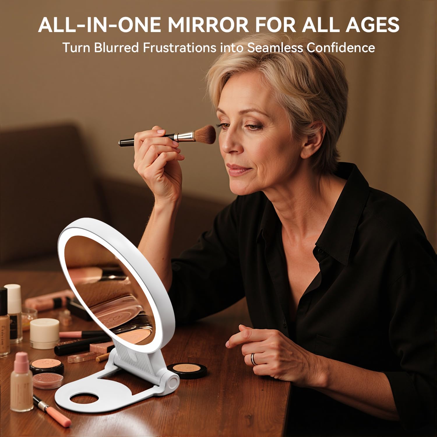 Auxmir packaging with included cable highlighting ready-to-use, travel-friendly kit