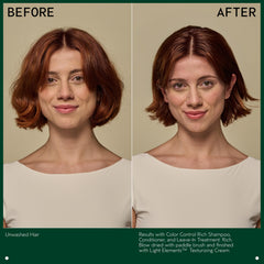 Aveda product close-up with apricot oil droplet highlighting shine and nourishment