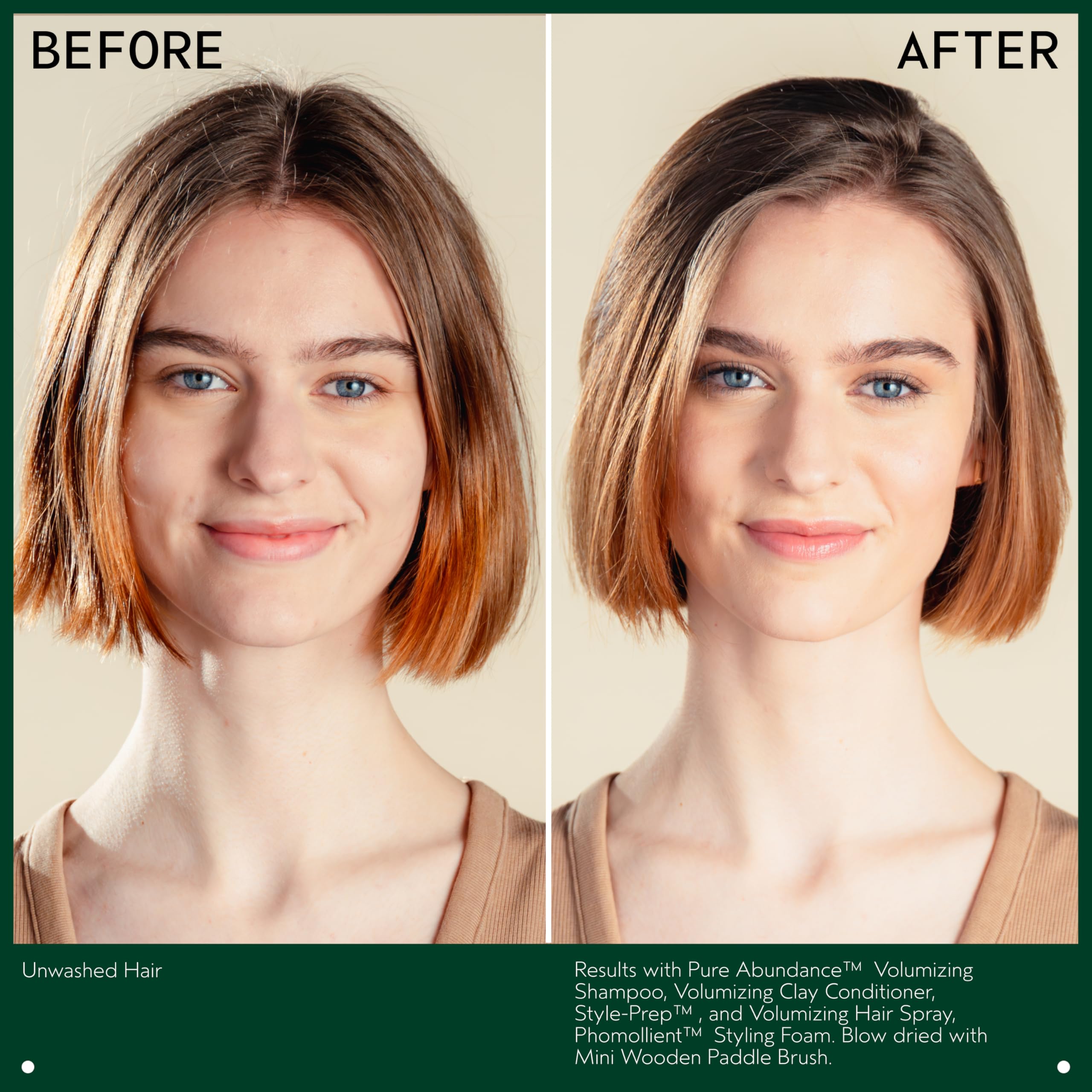 Aveda Phomollient foam texture on hand demonstrating lightweight, non-greasy feel
