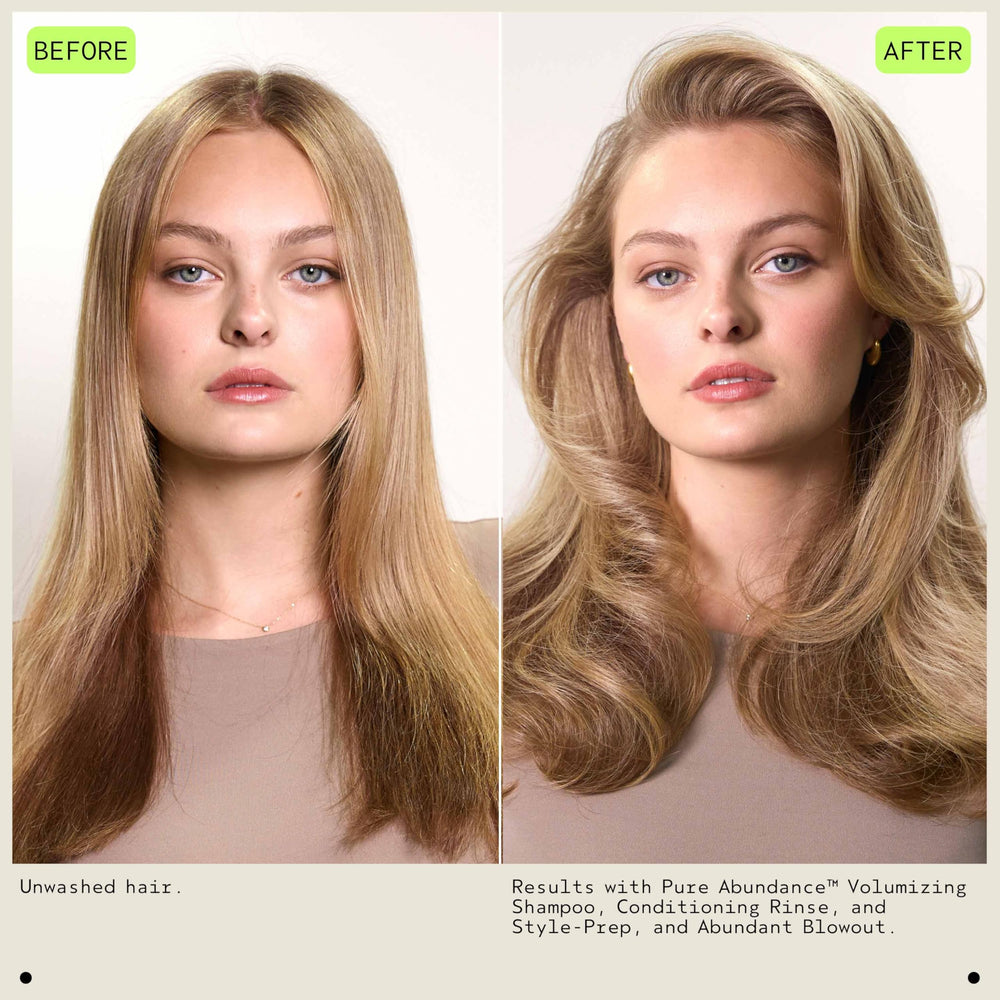 Aveda gel texture close-up demonstrating lightweight formula and easy spreadability