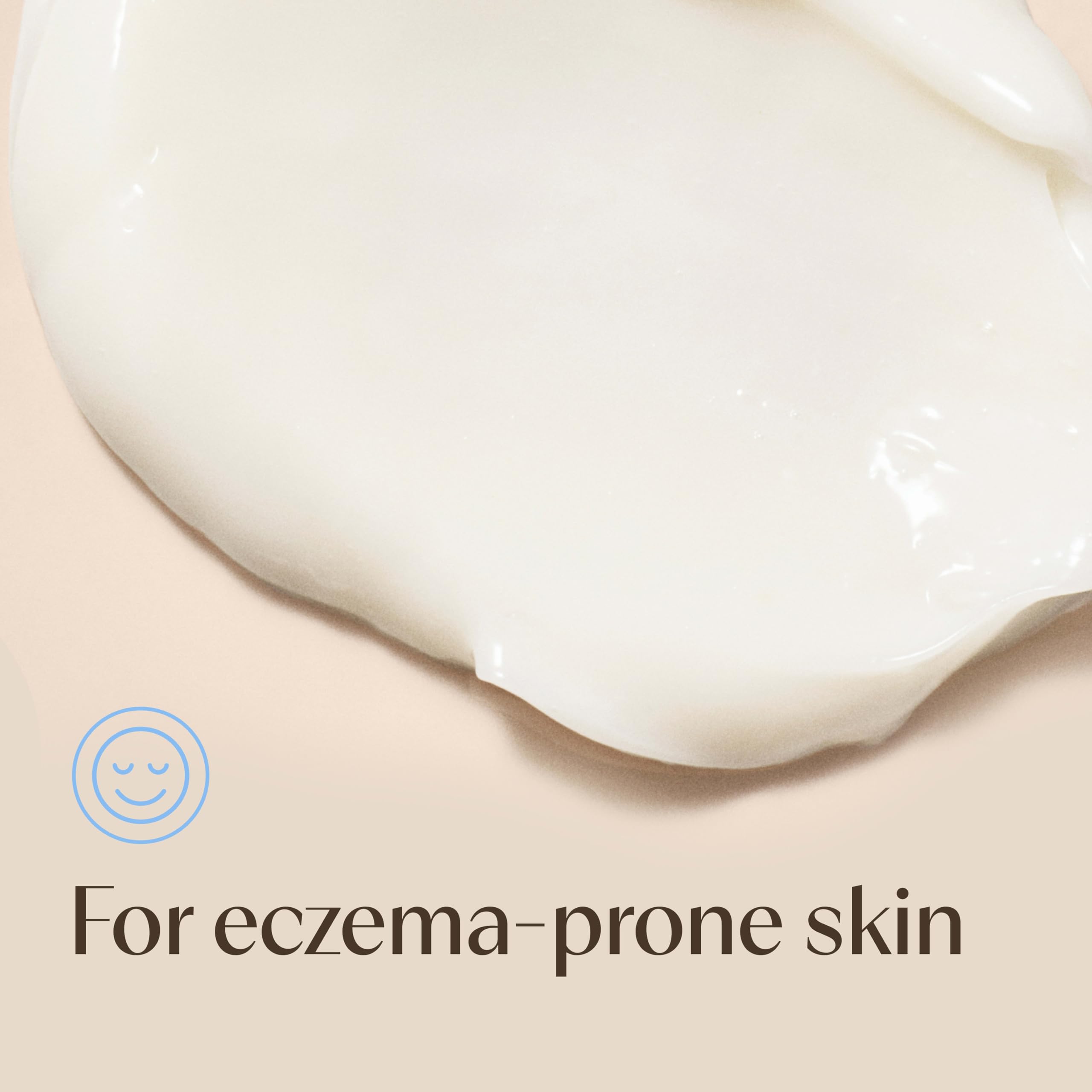 Aveeno Baby application on infant arm illustrating soothing hydration
