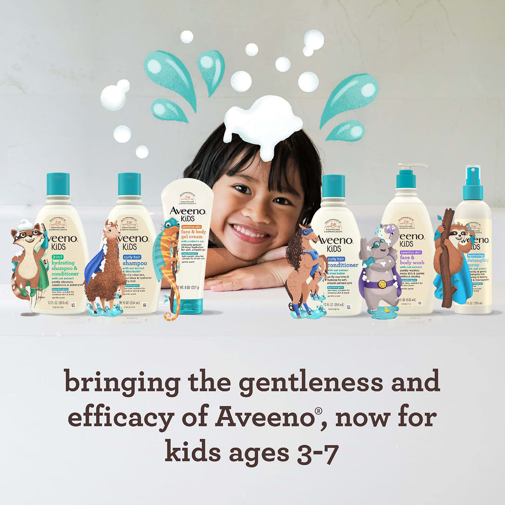 Foamy texture from Aveeno Baby wash demonstrating gentle lather and moisturizing benefit