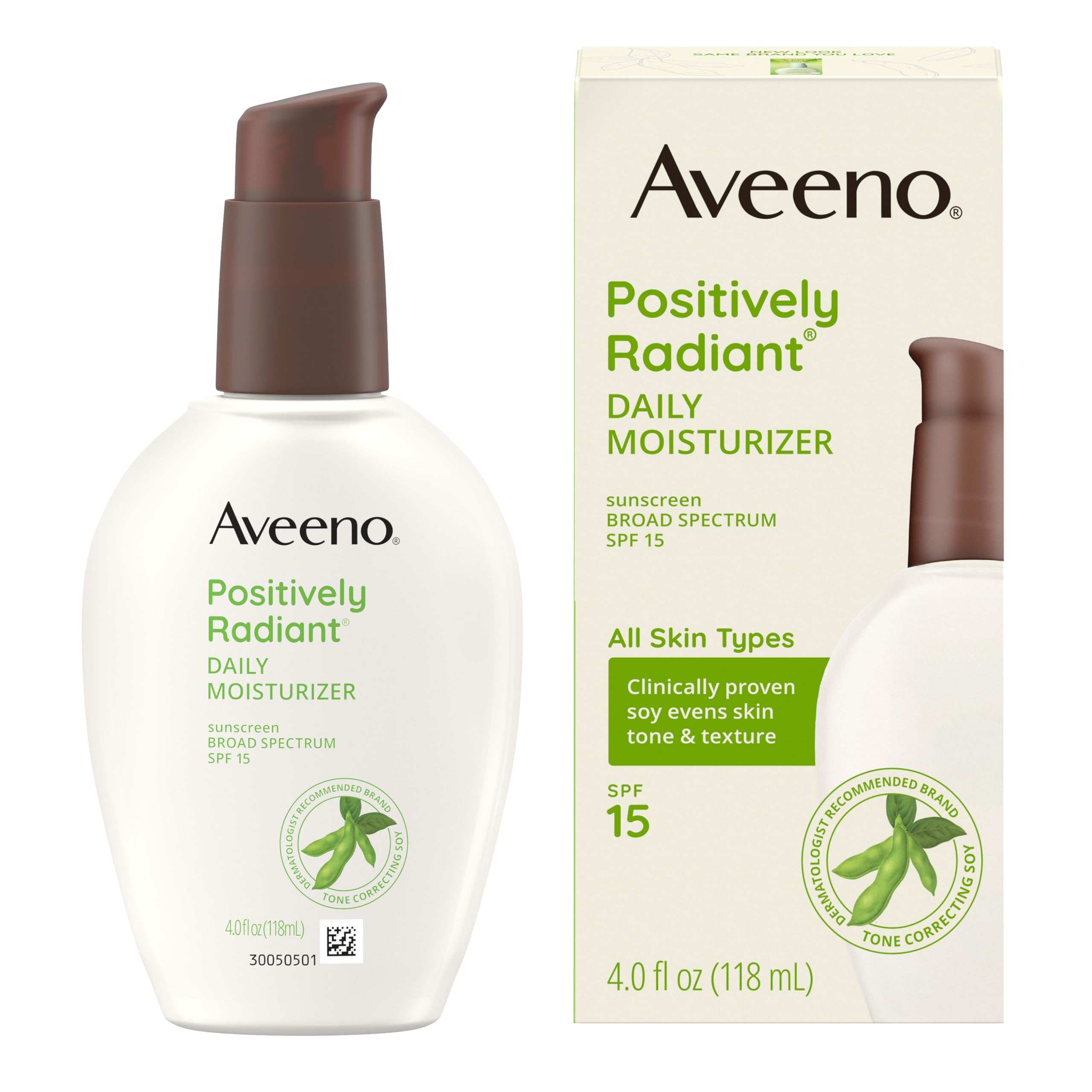 Aveeno on bathroom counter lifestyle image showing morning routine convenience