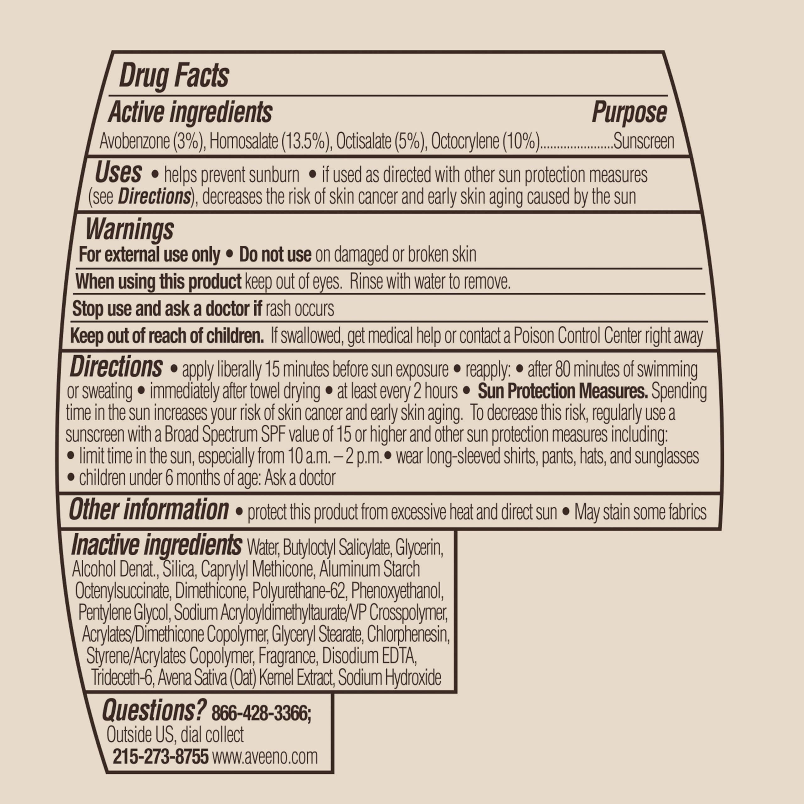 Aveeno family using sunscreen outdoors emphasizing everyday protection