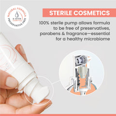Eau Thermale Avène balm spread on hand showing calming application benefit
