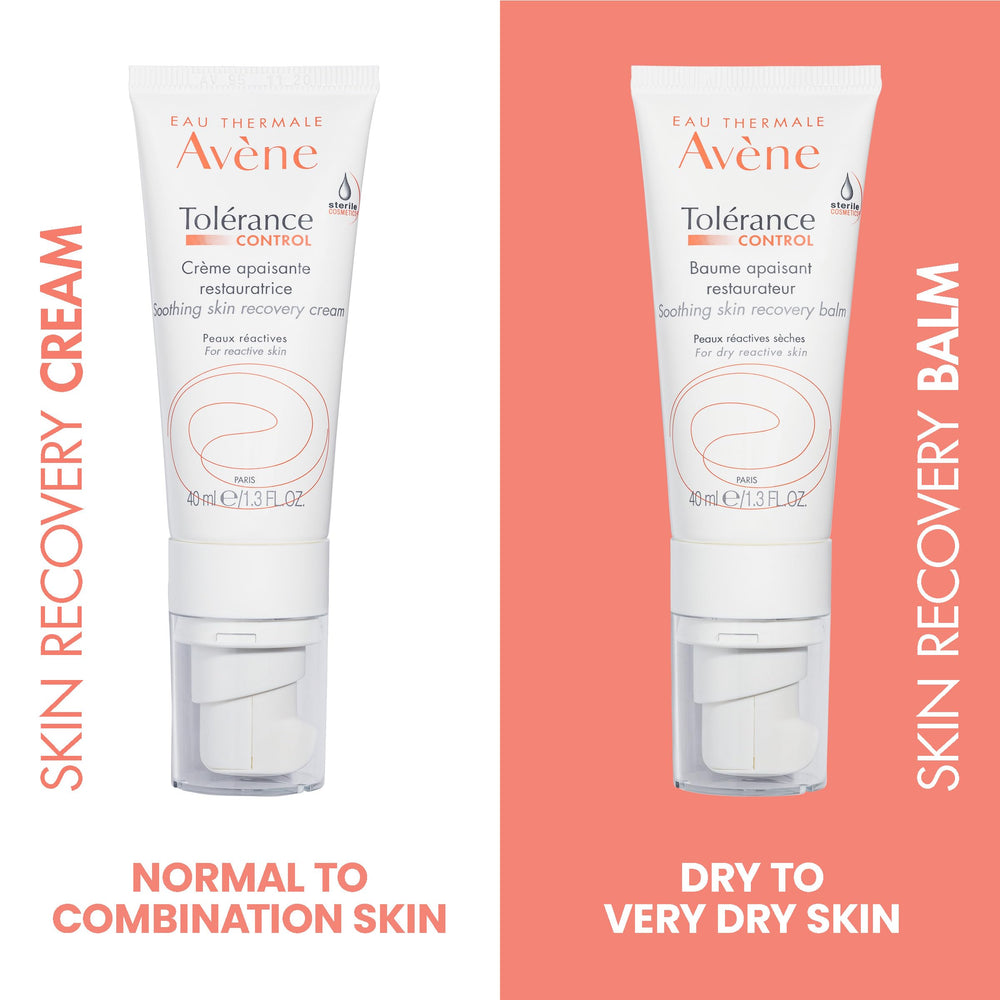 Eau Thermale Avène before and after reducing visible redness on face