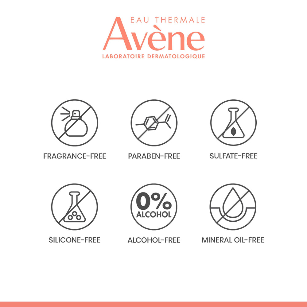 Eau Thermale Avène on bathroom counter in morning routine setting for refreshed eye appearance