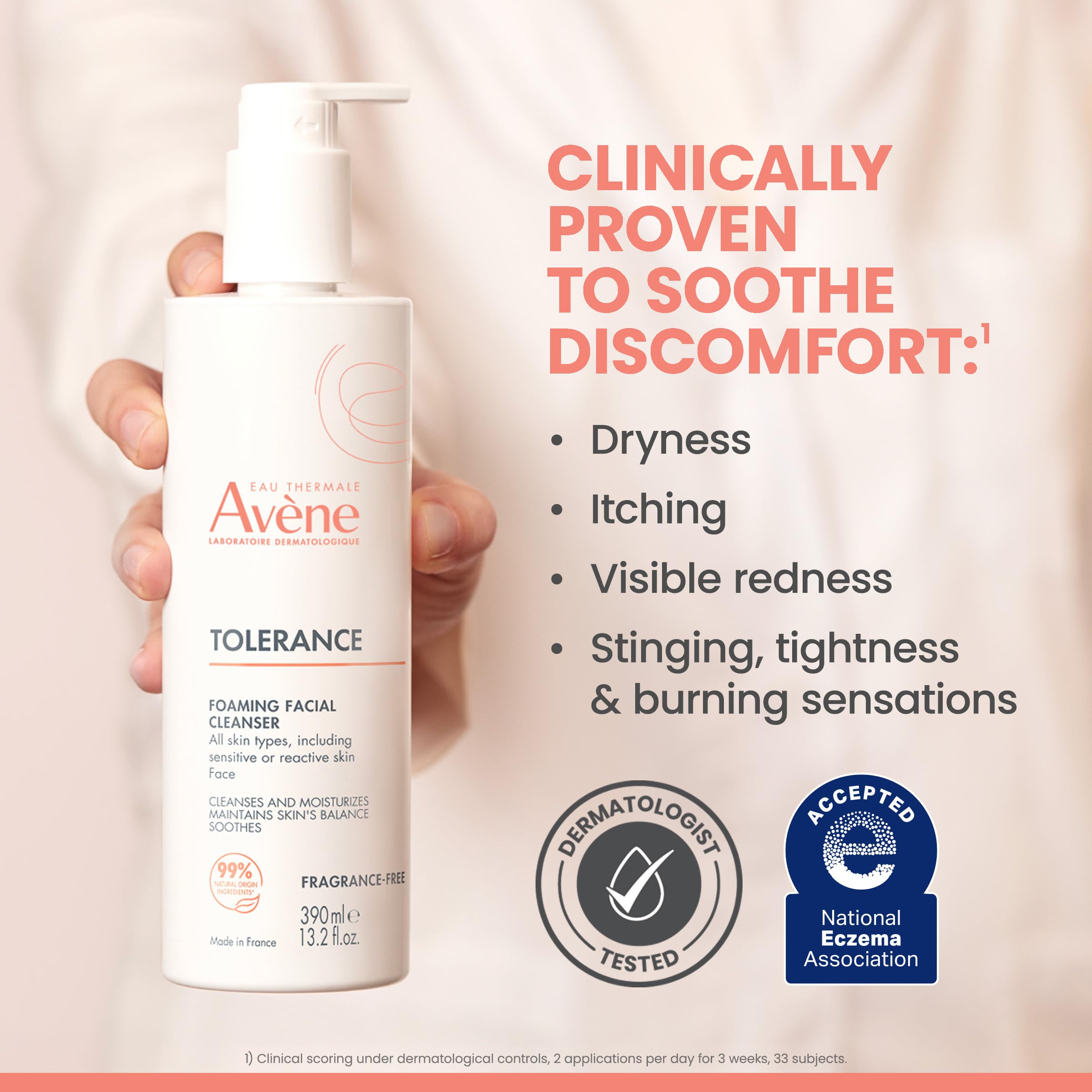 Avène Thermal Spring Water ingredient image conveying soothing skin benefits