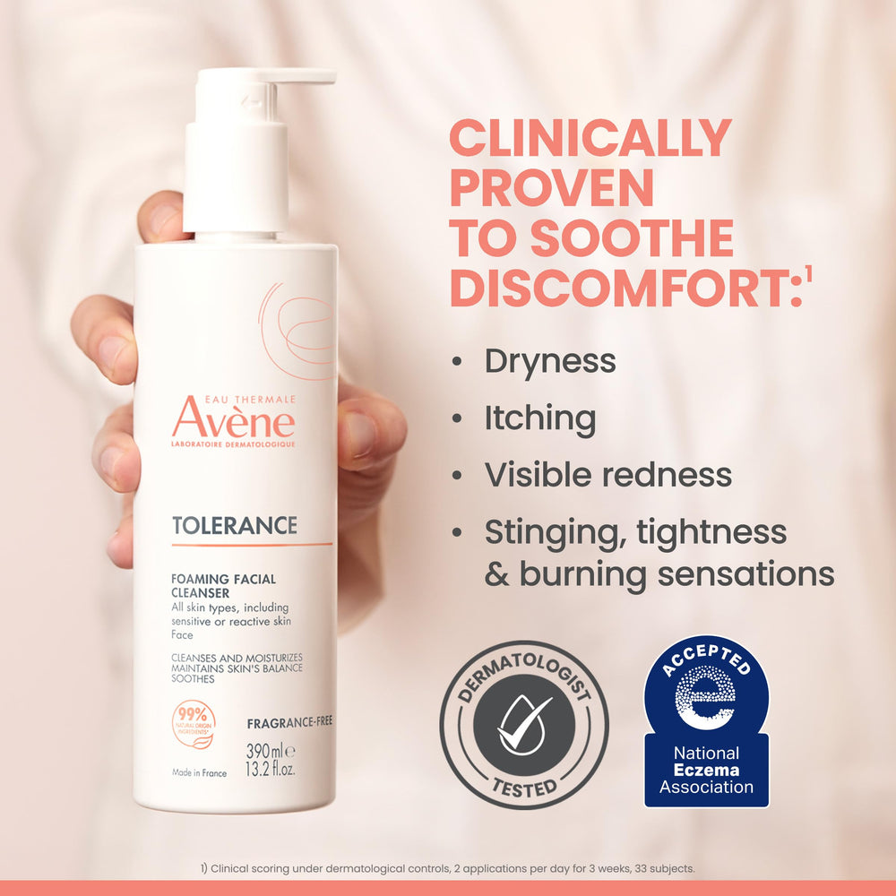 Avène Thermal Spring Water ingredient image conveying soothing skin benefits
