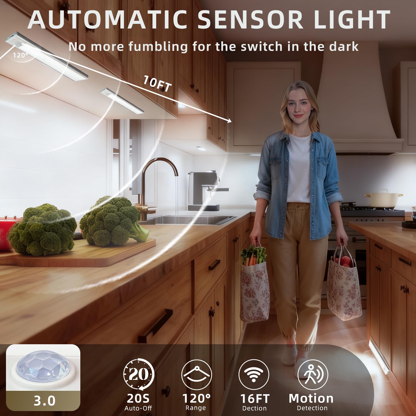 AVEVA close-up of 32 LED array highlighting energy-efficient bright lighting benefit
