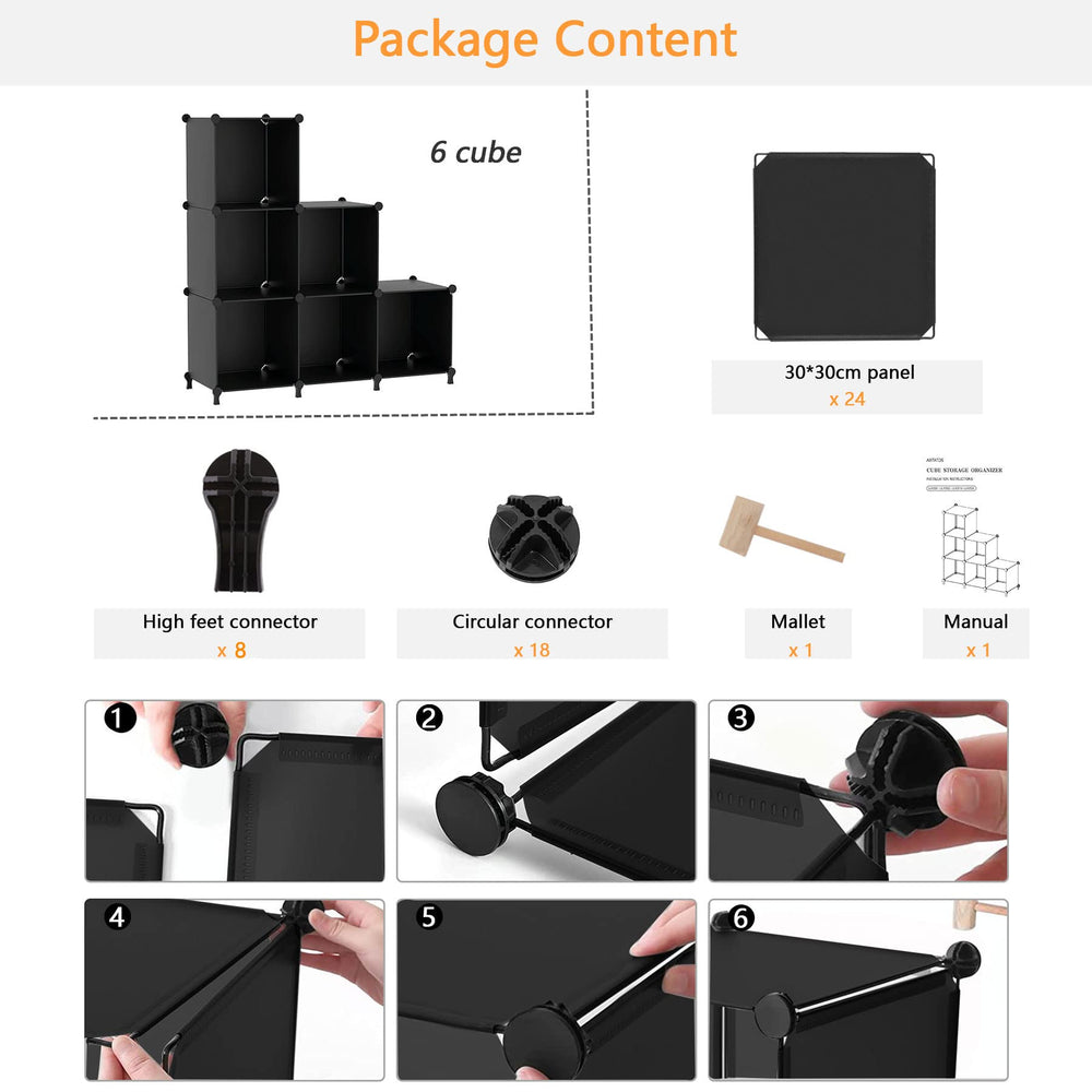 AWTATOS packaging and parts laid out for easy assembly benefit