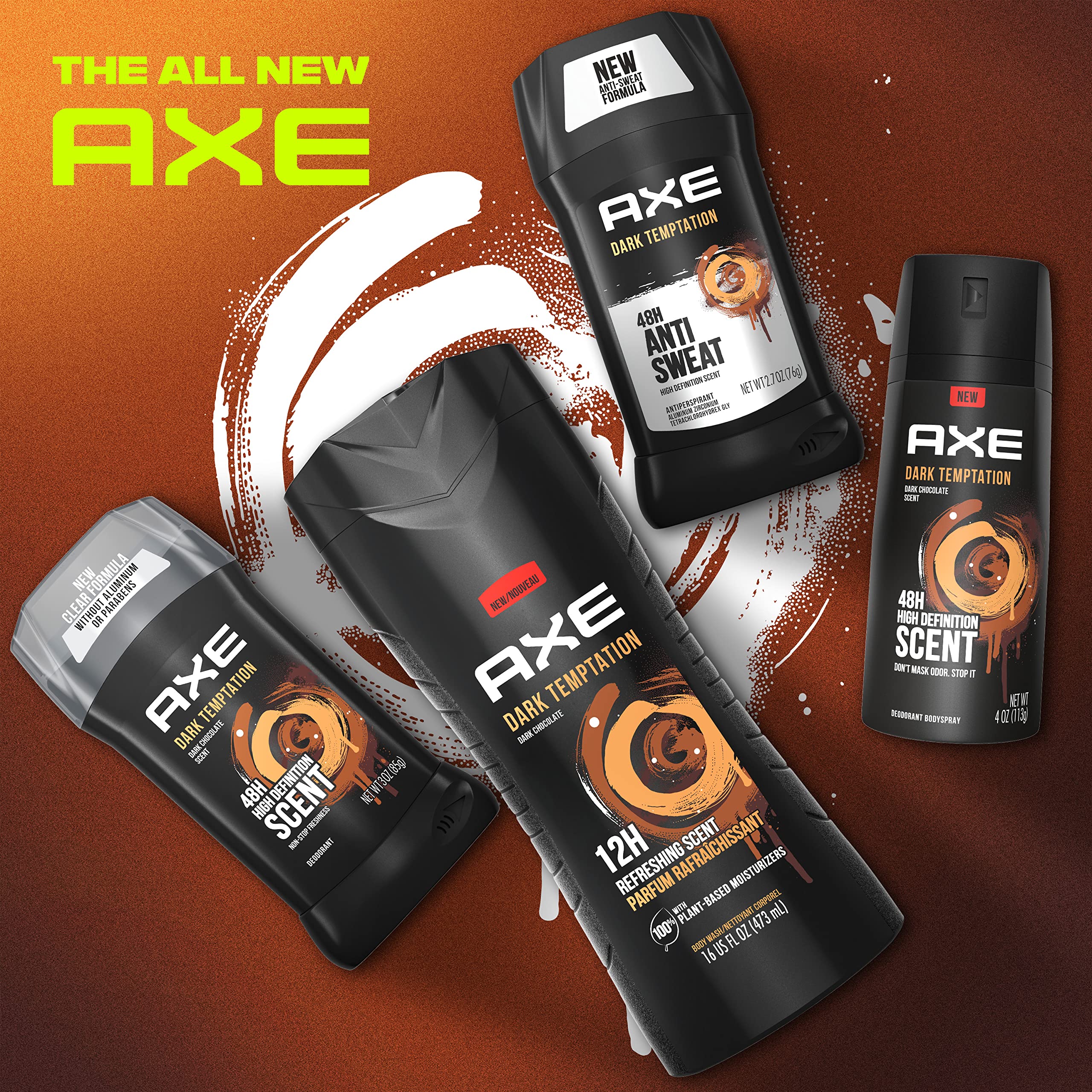 AXE Dark Temptation label and ingredients view for informed product choice