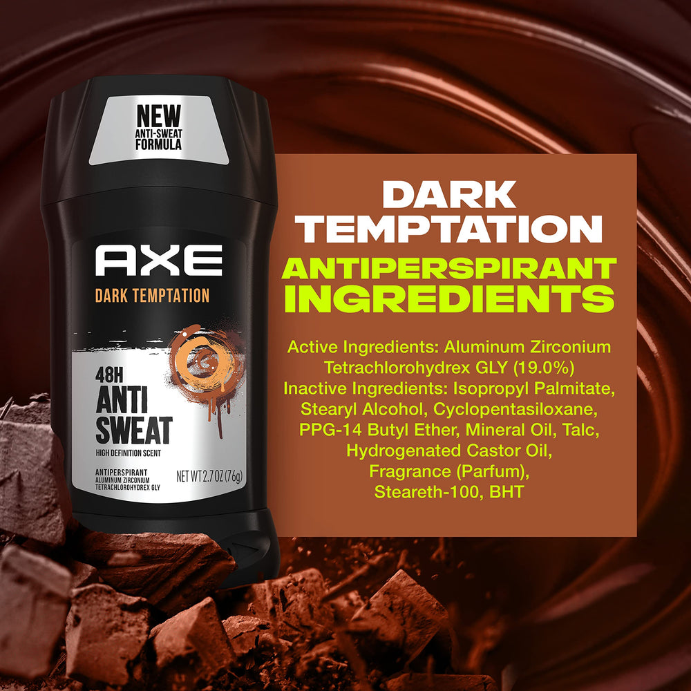 AXE Dark Temptation lifestyle shot before night out conveying attractive fragrance
