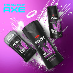 AXE foamy lather on hand demonstrating rich clean and fresh scent benefit