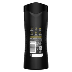 AXE label close-up highlighting ingredient claims and skin-friendly benefit