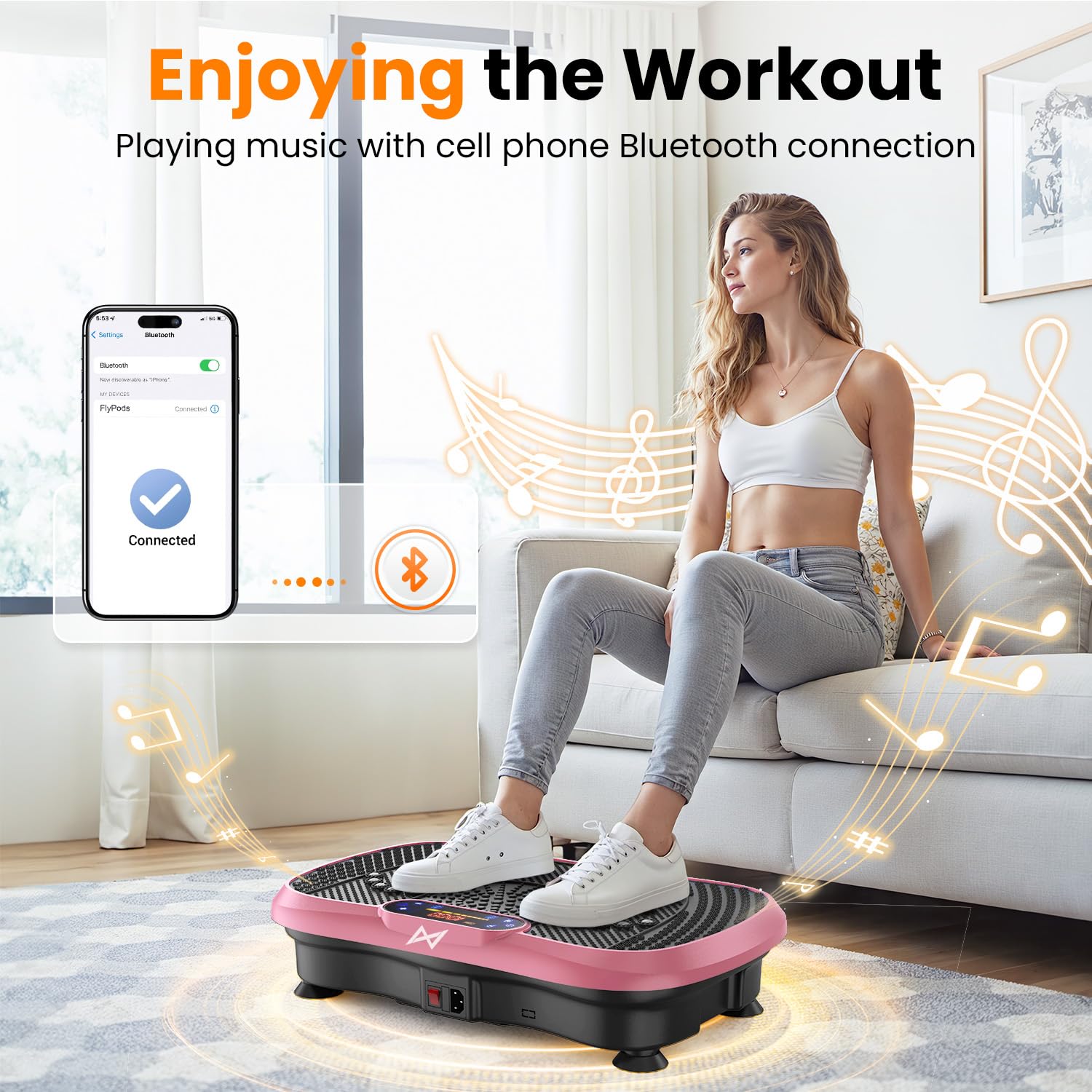 AXV remote control and LED display visible for easy on-the-fly workout adjustments