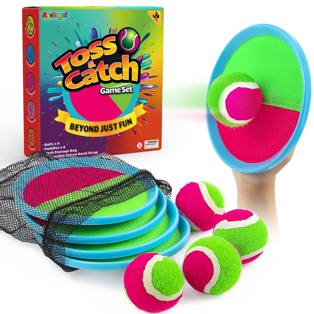 Ayeboovi front packaging showing full 4-paddle set and bag for quick grab-and-go