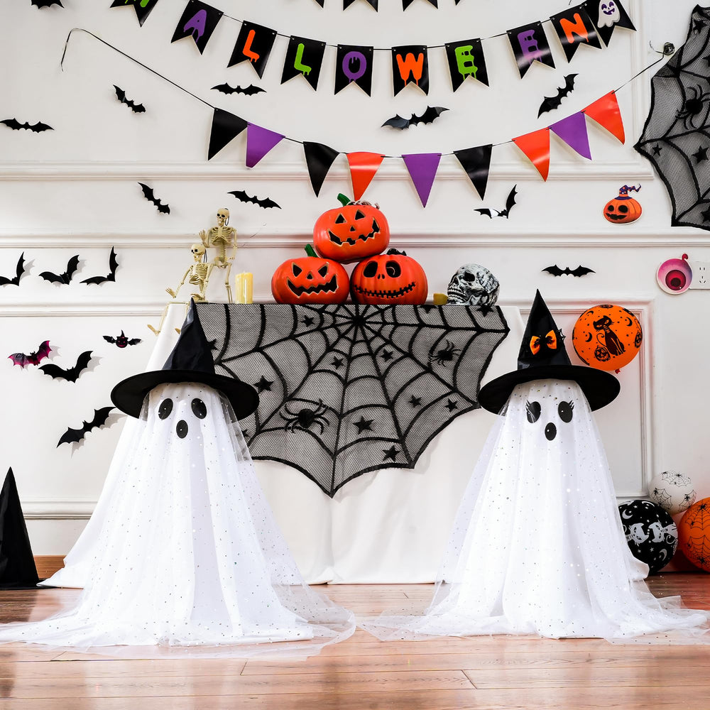 AYGXU ghosts glowing at a Halloween party delivering festive mood