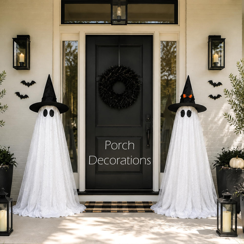 AYGXU ghosts in garden party scene enhancing Halloween atmosphere