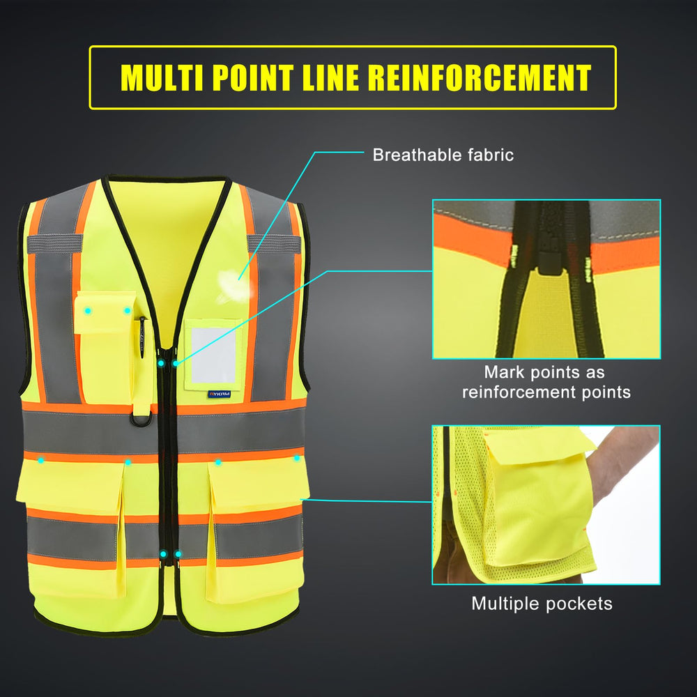 AYKRM vest beside a hard hat for scale showing fit and size clarity