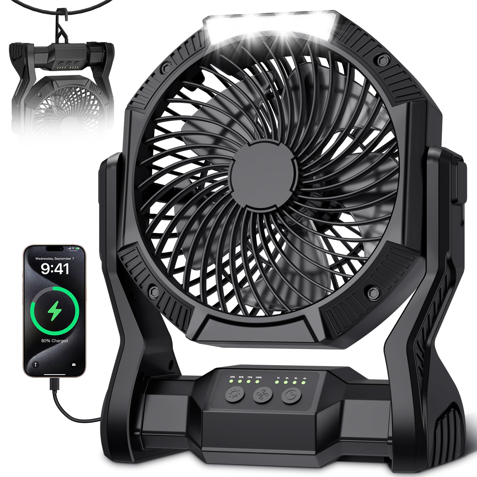 Aynvixt close-up of rotating blades highlighting powerful, quiet airflow