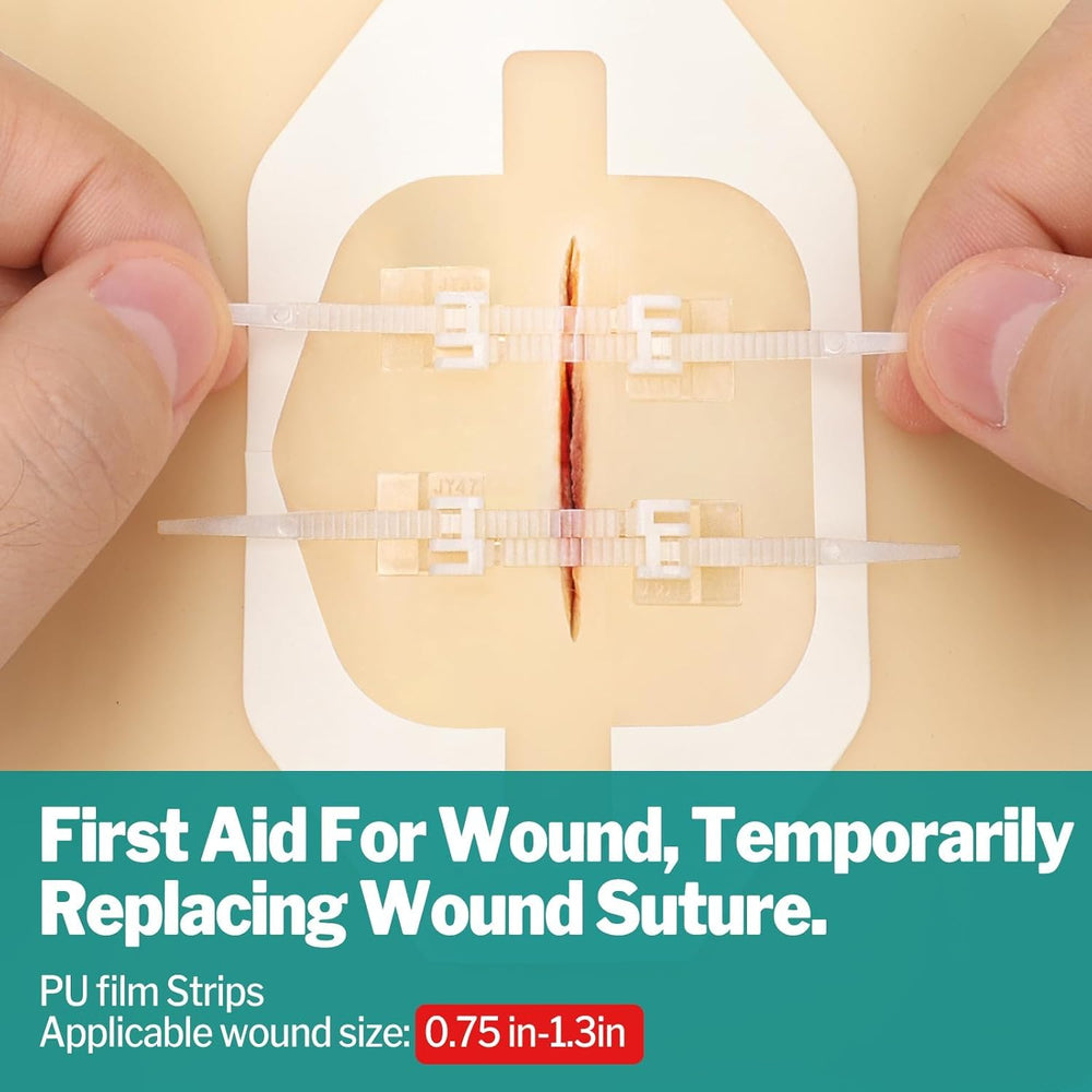AZEN in-use application demonstrating quick wound closure benefit
