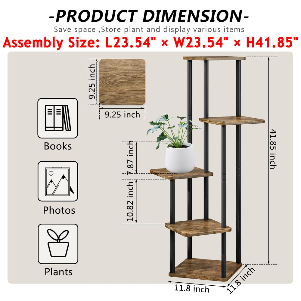 AZERPIAN plant stand in living room with pots showing attractive display