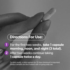 AZO capsules in hand showing size and scale for easy swallowing reassurance