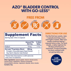 AZO pumpkin seed and soy germ ingredients displayed to show natural sourcing benefits